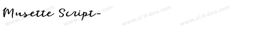 Musette Script字体转换